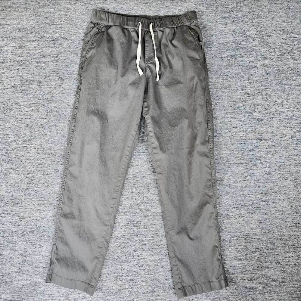 Pact Straight Leg Drawstring Pants in Olive Green